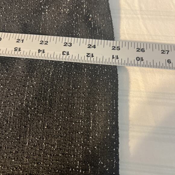 Lane Bryant Womens Blazer Jacket Size 14 Black Textured Metallic Clasp Front - Picture 11 of 11